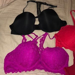Bundle of VS/ Pink push-up Bras